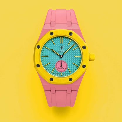 (Pre-order) Jessenia Original - Wrist Case & Silicone Strap for Swatch x AP Royal Pop - OTG Roz