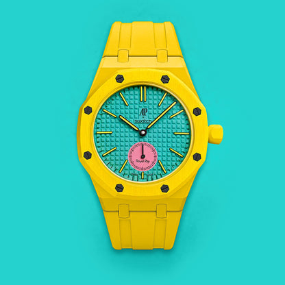 (Pre-order) Jessenia Original - Wrist Case & Silicone Strap for Swatch x AP Royal Pop - OTG Roz