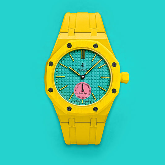 (Pre-order) Jessenia Original Wrist Adaptor & Silicone Strap for Swatch x AP Royal Pop - OTG Roz