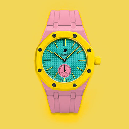 (Pre-order) Jessenia Original - Wrist Case & Silicone Strap for Swatch x AP Royal Pop - OTG Roz