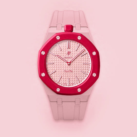 (Pre-order) Jessenia Original Wrist Adaptor & Silicone Strap for Swatch x AP Royal Pop - Otto Rosso