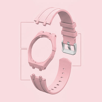 (Pre-order) Jessenia Original Wrist Case & Silicone Strap for Swatch x AP Royal Pop - Otto Rosso