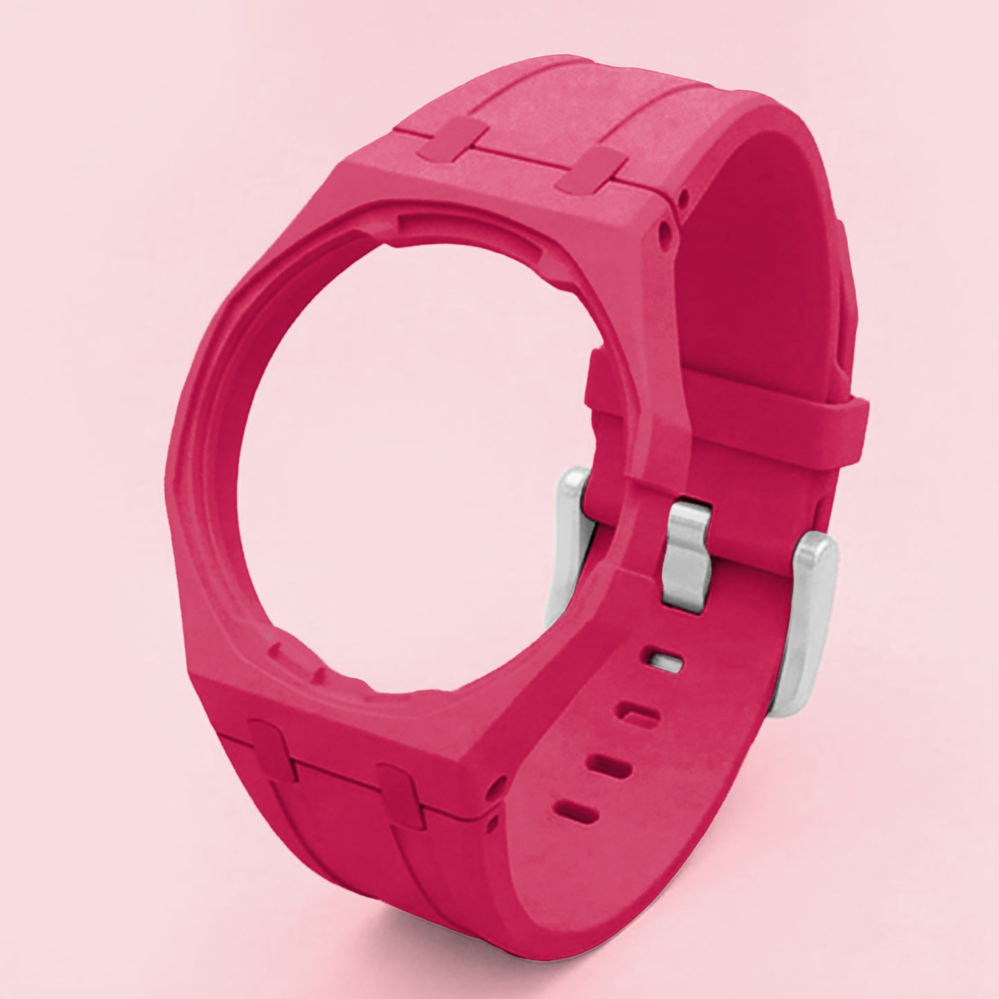 (Pre-order) Jessenia Original Wrist Case & Silicone Strap for Swatch x AP Royal Pop - Otto Rosso