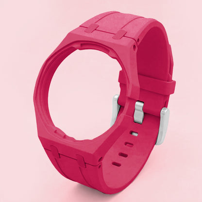 (Pre-order) Jessenia Original Wrist Case & Silicone Strap for Swatch x AP Royal Pop - Otto Rosso