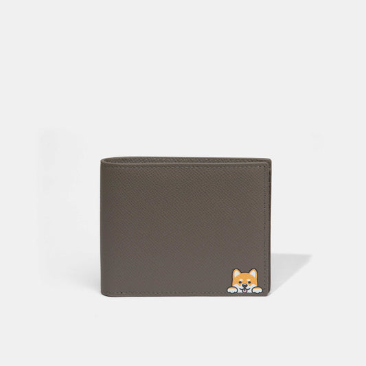 Epsom Calf Leather Bi-Fold Wallet - PJai Peeking | PJai & Friends | Leather Goods