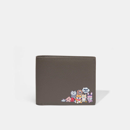 Epsom Calf Leather Bi-Fold Wallet - PJai Family | PJai & Friends | Leather Goods