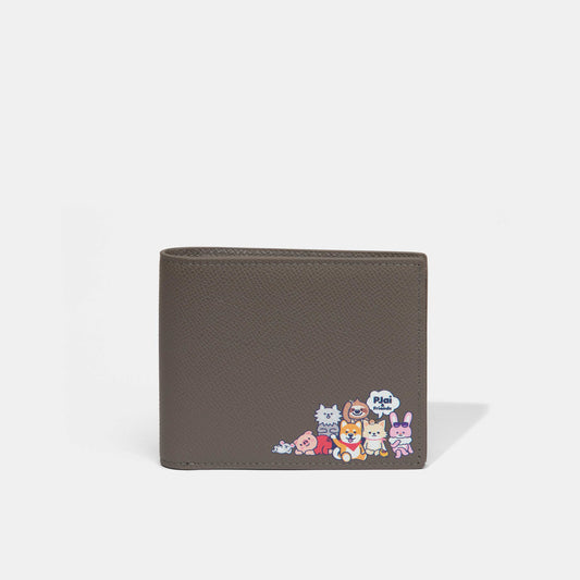Epsom Calf Leather Bi-Fold Wallet - PJai Family | PJai & Friends | Leather Goods