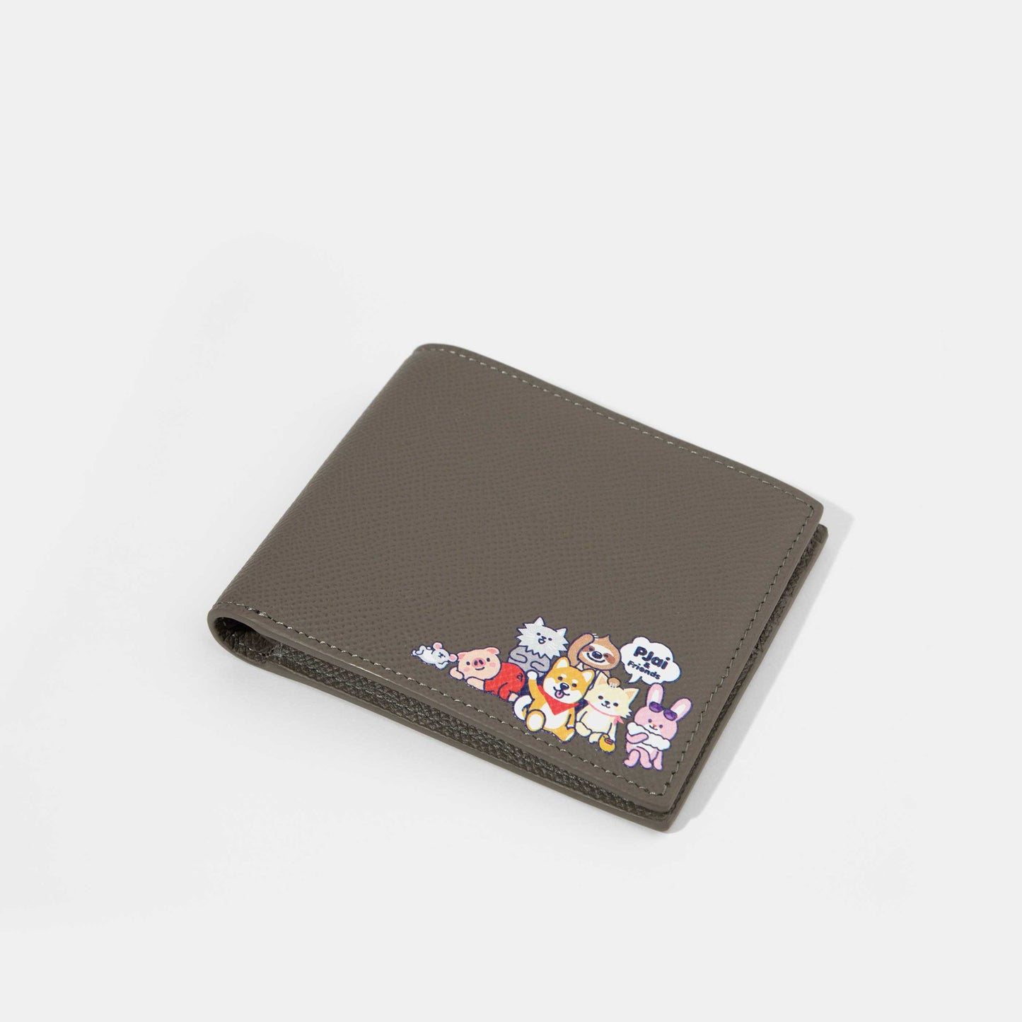 Epsom Calf Leather Bi-Fold Wallet - PJai Family | PJai & Friends | Leather Goods