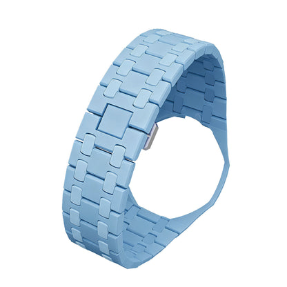 (Pre-order) Jessenia Original - Ceramic Case & Integrated Bracelet for Swatch x AP Royal Pop - Lan Ba