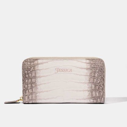 Himalayan Alligator Women Long Wallet | Crocodile Leather Wallets