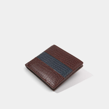 Bi-Fold Men Wallet | Semi-Matte Alligator | Jessenia Original