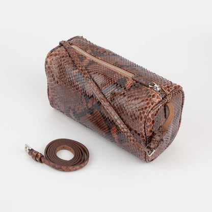 Genuine Python Leather 2-Way Crossbody Bag | Jessenia Original