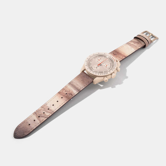 Calf Leather Watch Strap for Mission to Jupiter | OMEGA x Swatch Speedmaster Moonswatch | Universal