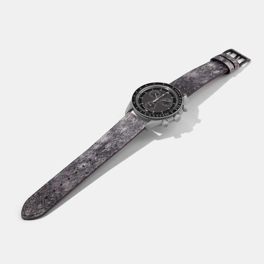 Calf Leather Watch Strap for Mission to Mercury | OMEGA x Swatch Speedmaster Moonswatch | Universal
