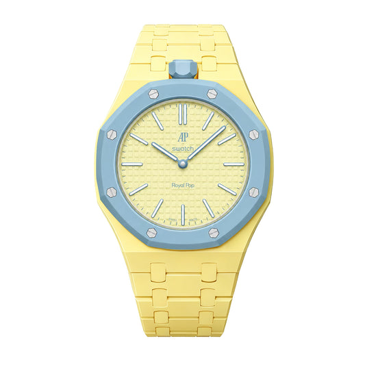 (Pre-order) Jessenia Original - Ceramic Wrist Adaptor & Integrated Bracelet for Swatch x AP Royal Pop - Blaue Acht