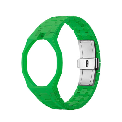 (Pre-order) Jessenia Original - Ceramic Case & Integrated Bracelet for Swatch x AP Royal Pop - Green Eight