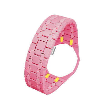 (Pre-order) Jessenia Original - Ceramic Case & Integrated Bracelet for Swatch x AP Royal Pop - OTG Roz