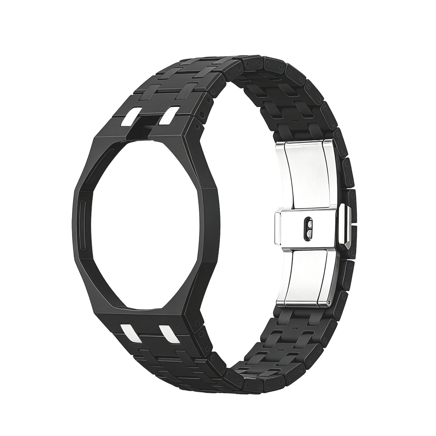 (Pre-order) Jessenia Original - Ceramic Case & Integrated Bracelet for Swatch x AP Royal Pop - Ocho Negro