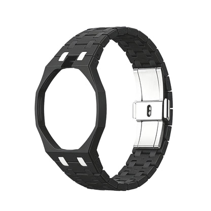 (Pre-order) Jessenia Original - Ceramic Case & Integrated Bracelet for Swatch x AP Royal Pop - Ocho Negro