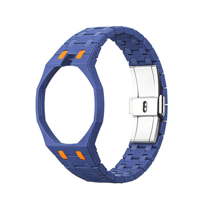 (Pre-order) Jessenia Original - Ceramic Case & Integrated Bracelet for Swatch x AP Royal Pop - Orenji Hachi
