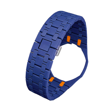 (Pre-order) Jessenia Original - Ceramic Case & Integrated Bracelet for Swatch x AP Royal Pop - Orenji Hachi