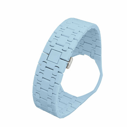 (Pre-order) Jessenia Original - Ceramic Case & Integrated Bracelet for Swatch x AP Royal Pop - Blaue Acht