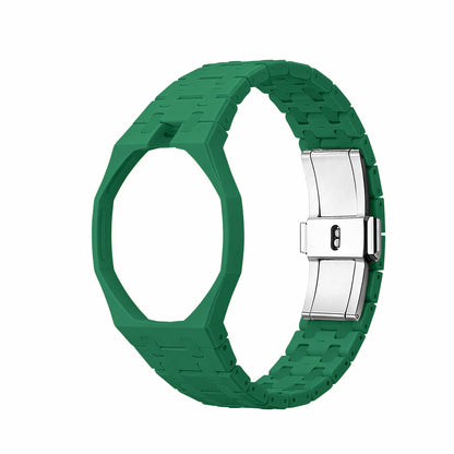 (Pre-order) Jessenia Original - Ceramic Case & Integrated Bracelet for Swatch x AP Royal Pop - Green Eight
