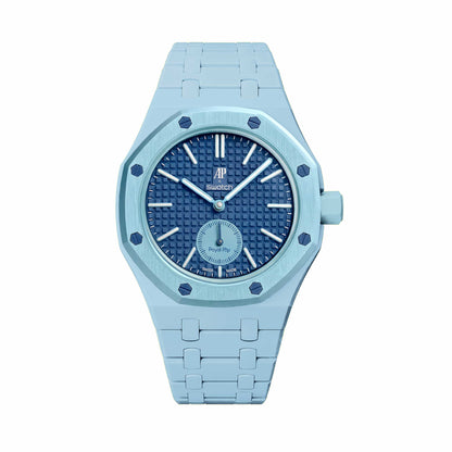 (Pre-order) Jessenia Original - Ceramic Case & Integrated Bracelet for Swatch x AP Royal Pop - Lan Ba