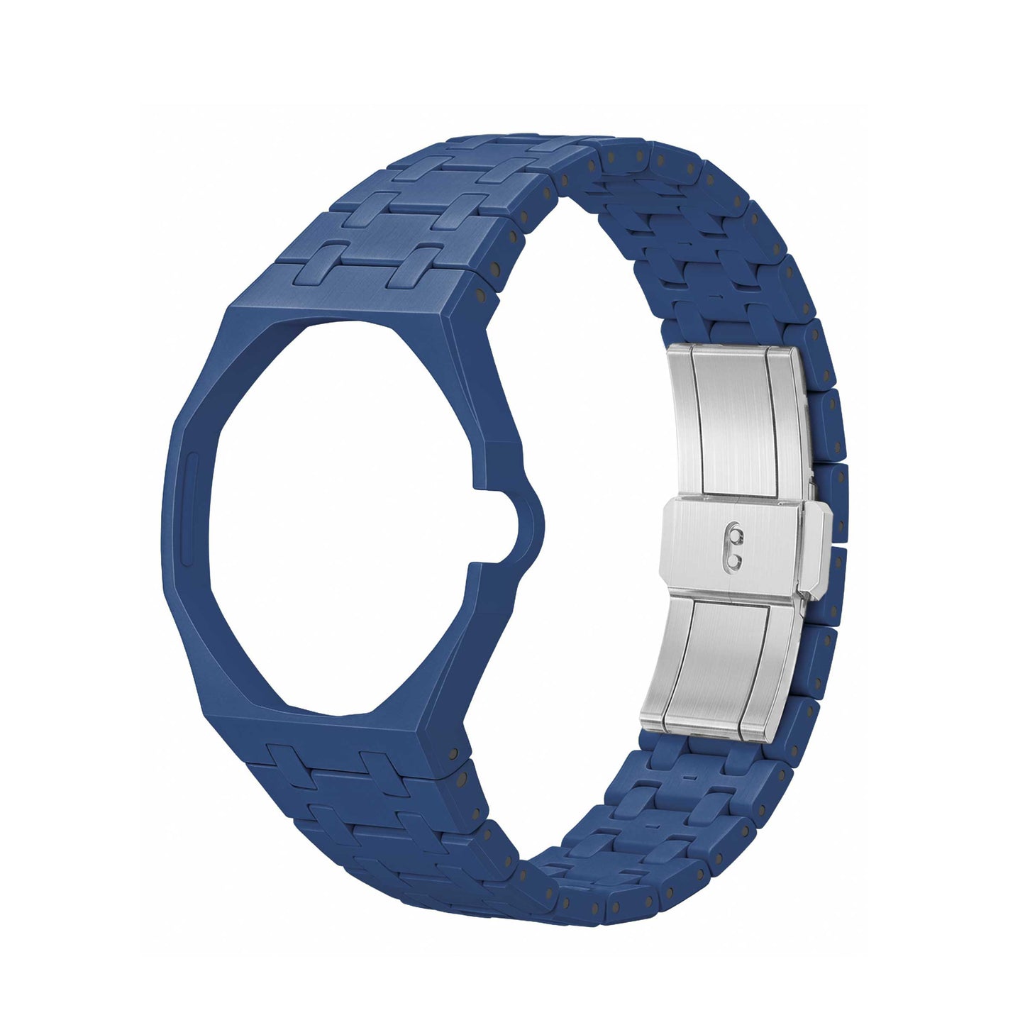 (Pre-order) Jessenia Original - Ceramic Case & Integrated Bracelet for Swatch x AP Royal Pop - Lan Ba