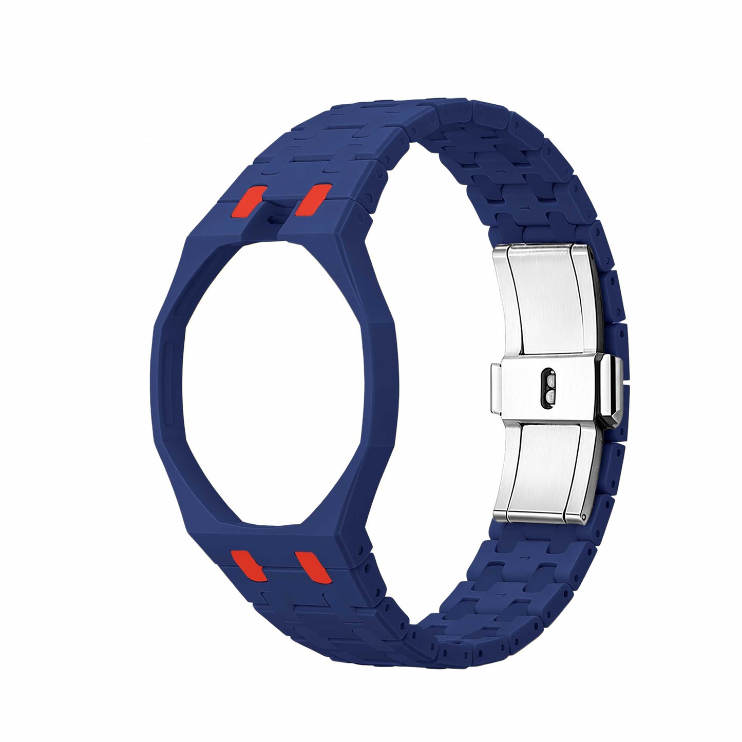 (Pre-order) Jessenia Original - Ceramic Case & Integrated Bracelet for Swatch x AP Royal Pop - Orenji Hachi