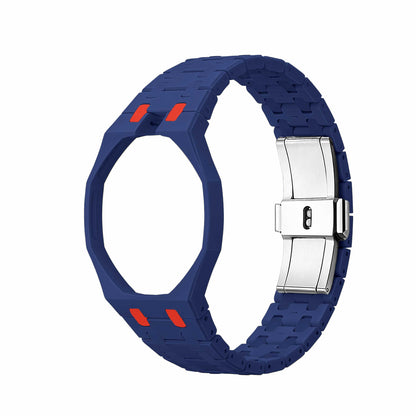 (Pre-order) Jessenia Original - Ceramic Case & Integrated Bracelet for Swatch x AP Royal Pop - Orenji Hachi