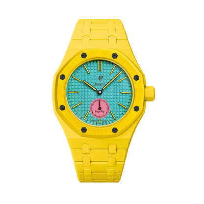 (Pre-order) Jessenia Original - Ceramic Case & Integrated Bracelet for Swatch x AP Royal Pop - OTG Roz