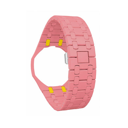 (Pre-order) Jessenia Original - Ceramic Case & Integrated Bracelet for Swatch x AP Royal Pop - OTG Roz