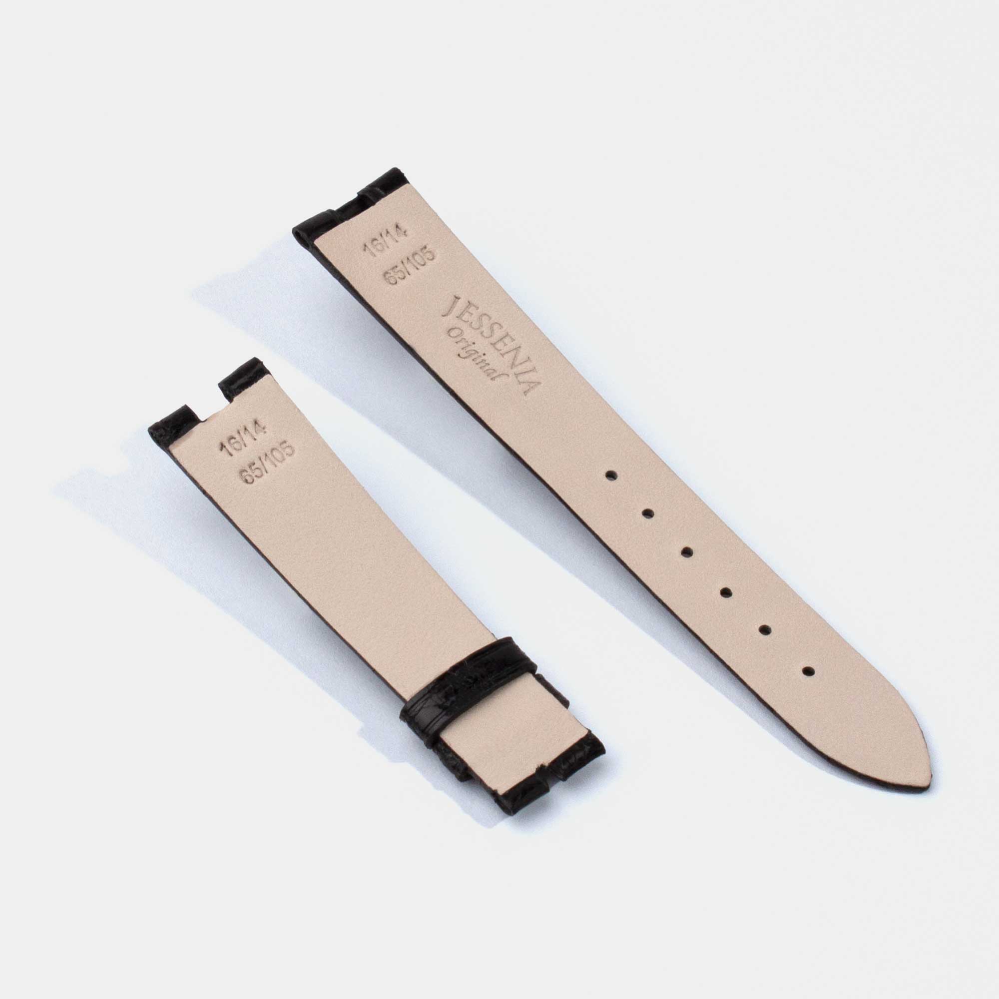 Replacement Watch Strap for Reine de Naples Shiny Alligator