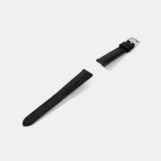 12mm 14mm Crocodile Grain Calf Leather Replacement Watch Strap | Universal