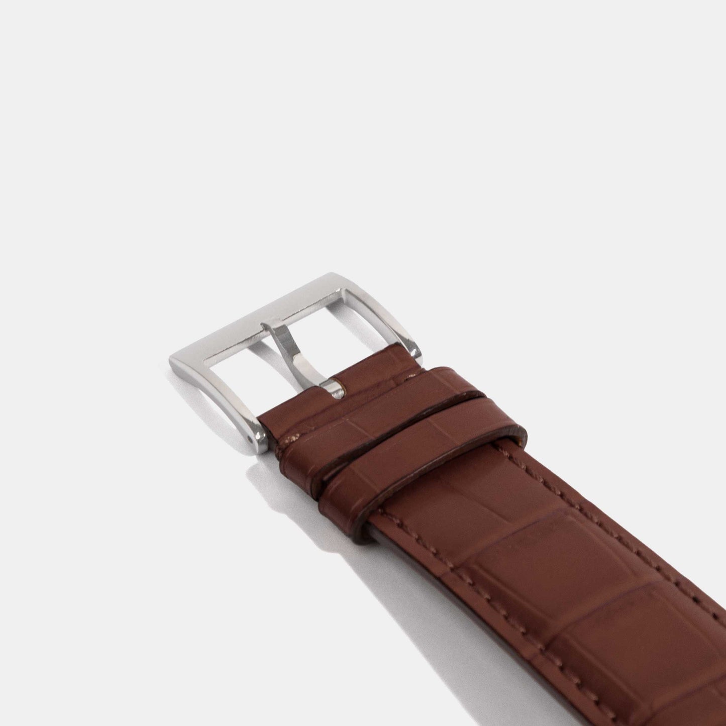 16mm 18mm Crocodile Grain Calf Leather Replacement Watch Strap | Universal