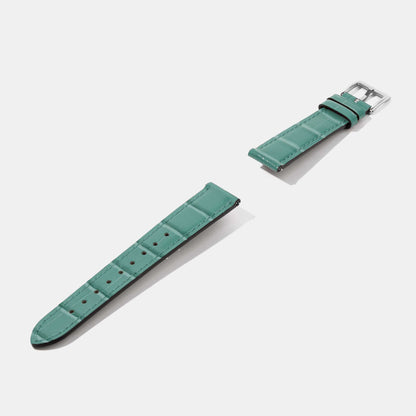 16mm 18mm Crocodile Grain Calf Leather Replacement Watch Strap | Universal