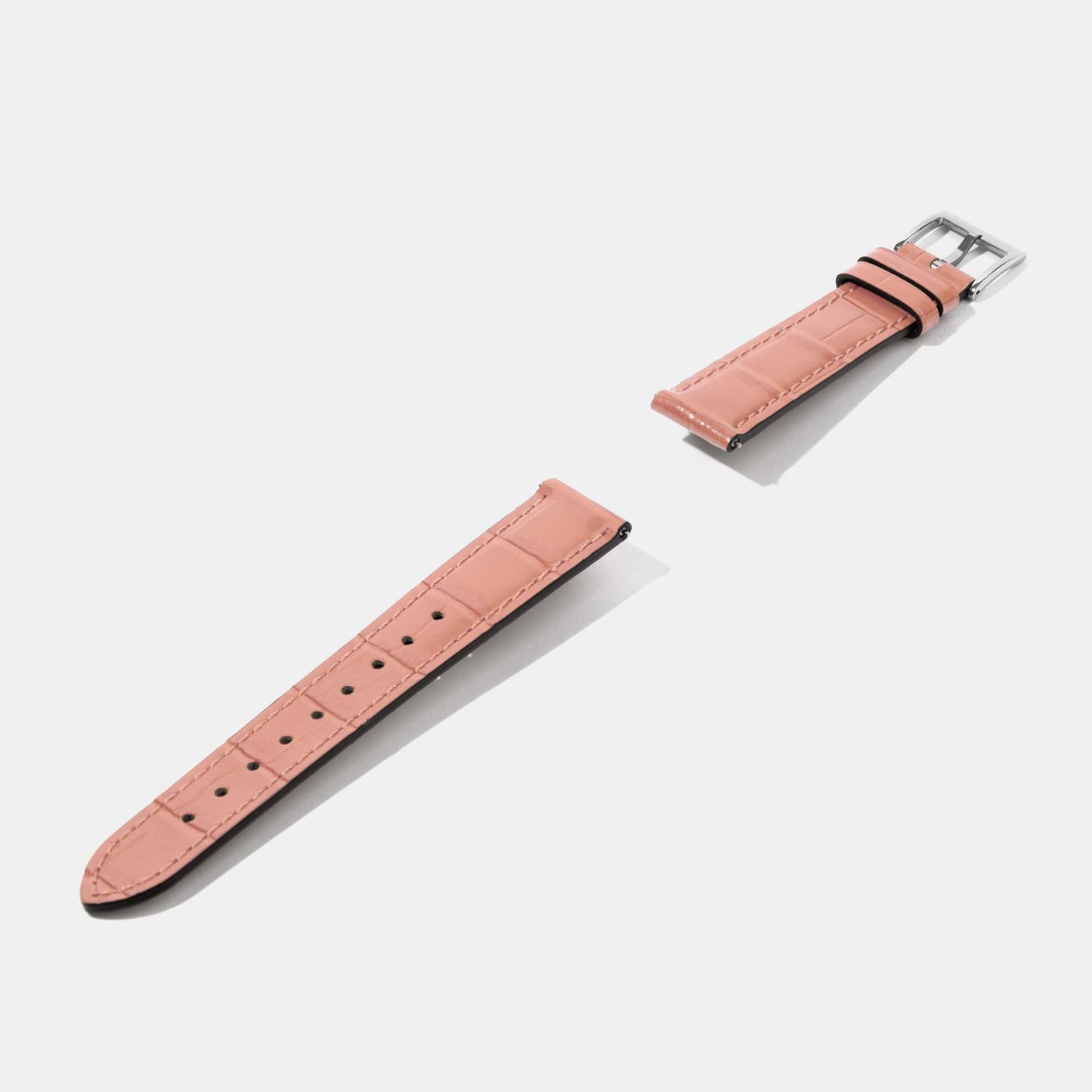16mm 18mm Crocodile Grain Calf Leather Replacement Watch Strap | Universal