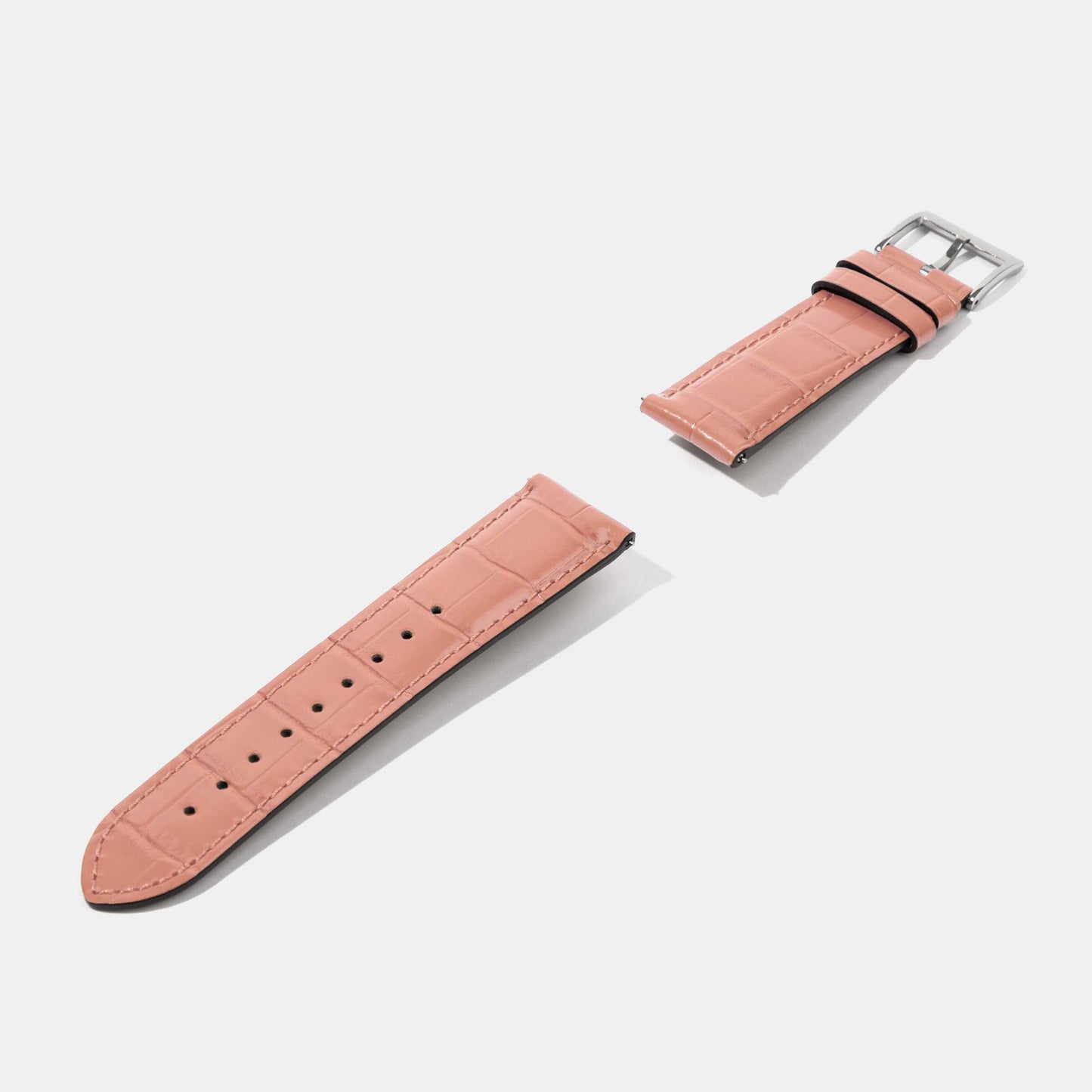 20mm 22mm 24mm Crocodile Grain Calf Leather Replacement Watch Strap | Universal