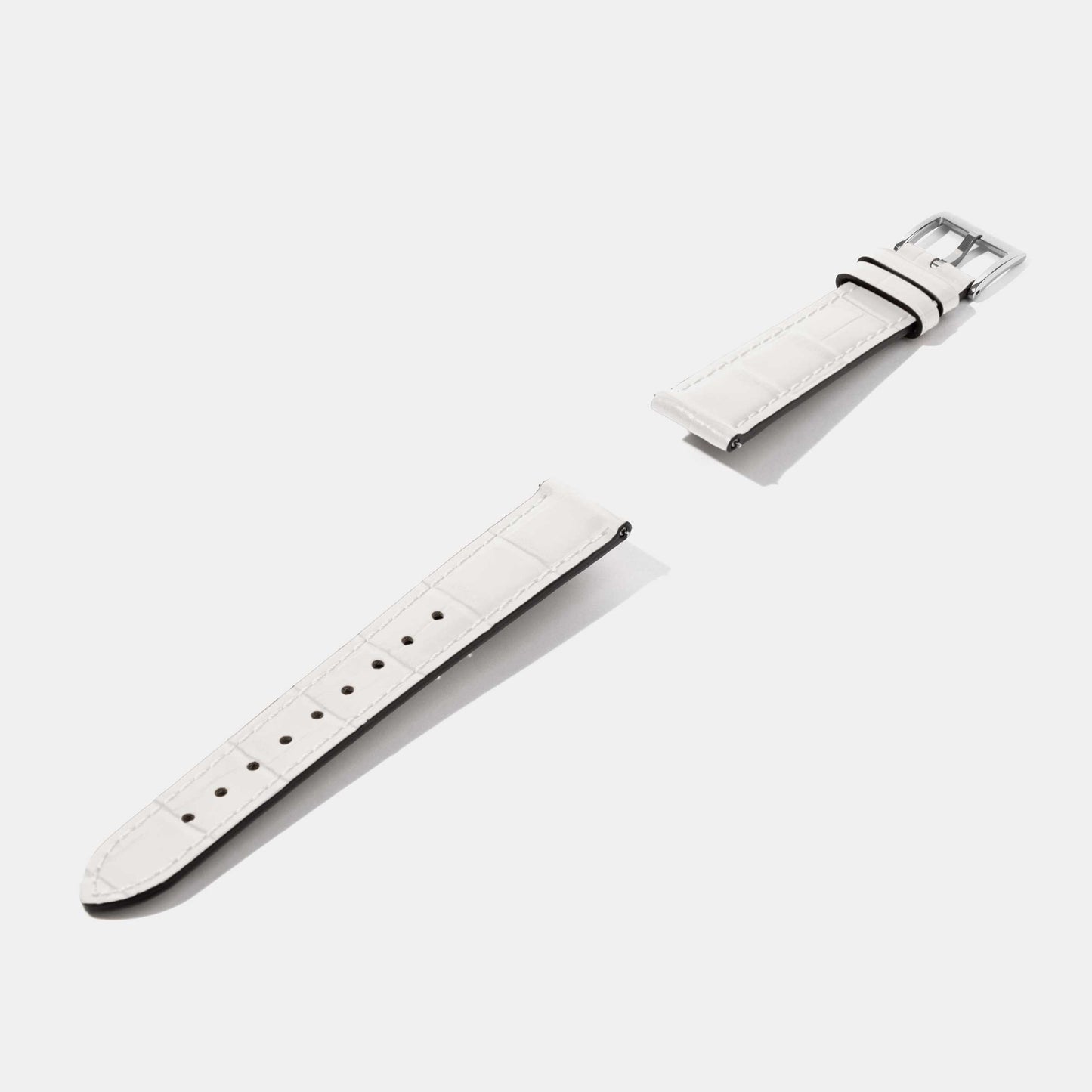 16mm 18mm Crocodile Grain Calf Leather Replacement Watch Strap | Universal