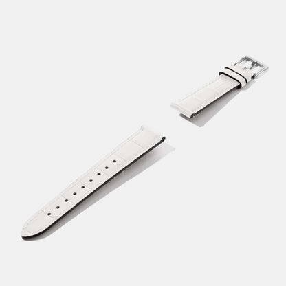 16mm 18mm Crocodile Grain Calf Leather Replacement Watch Strap | Universal