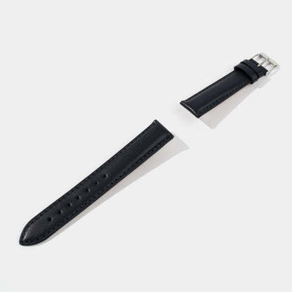 Italian Vegetable Tanned Calf Leather Watch Strap-Universal Watch Strap-Blue