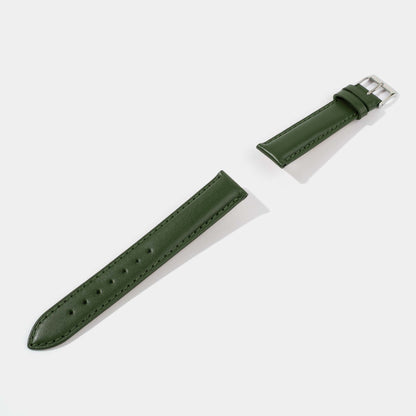 Italian Vegetable Tanned Calf Leather Watch Strap-Universal Watch Strap-Green