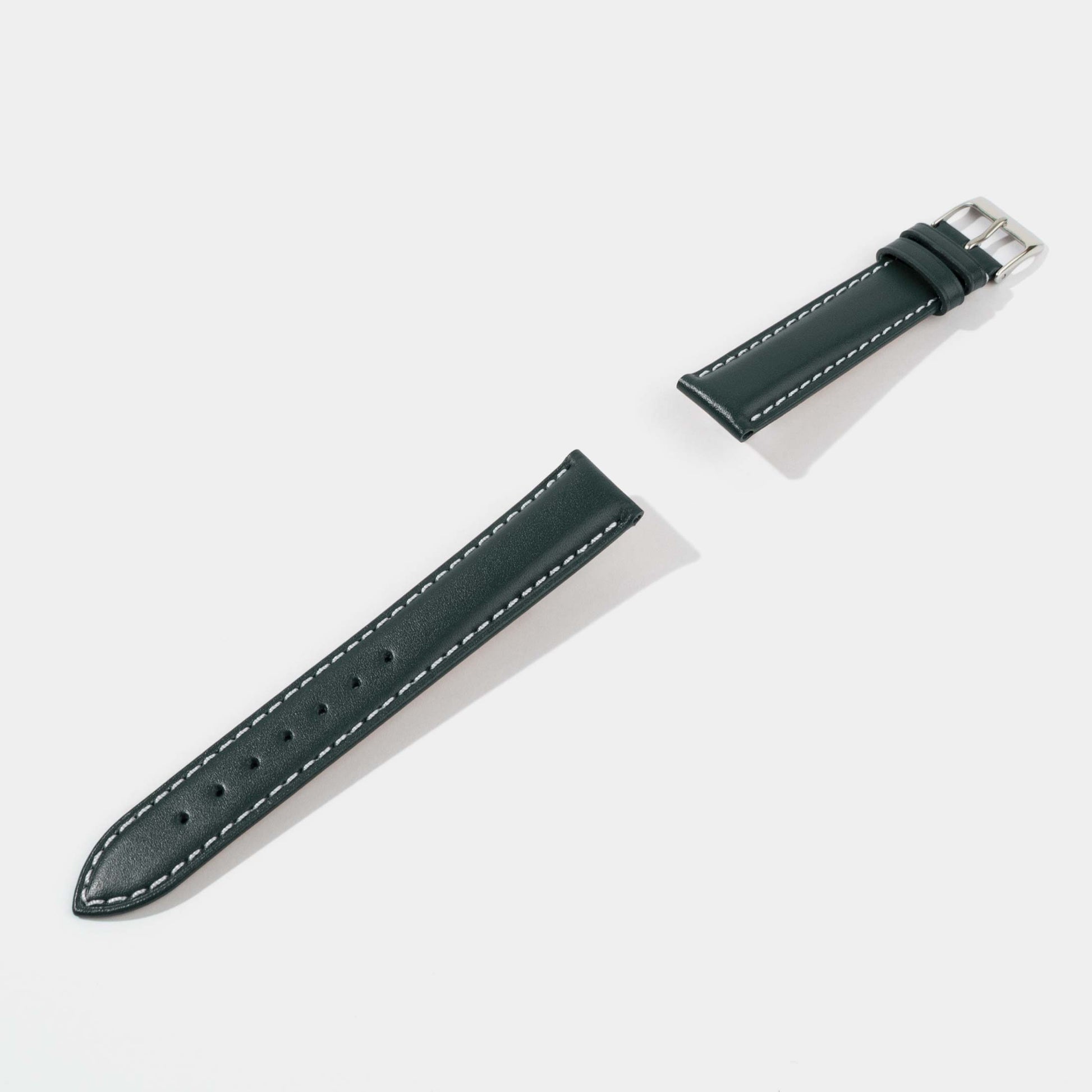 Italian Vegetable Tanned Calf Leather Watch Strap-Universal Watch Strap-Green