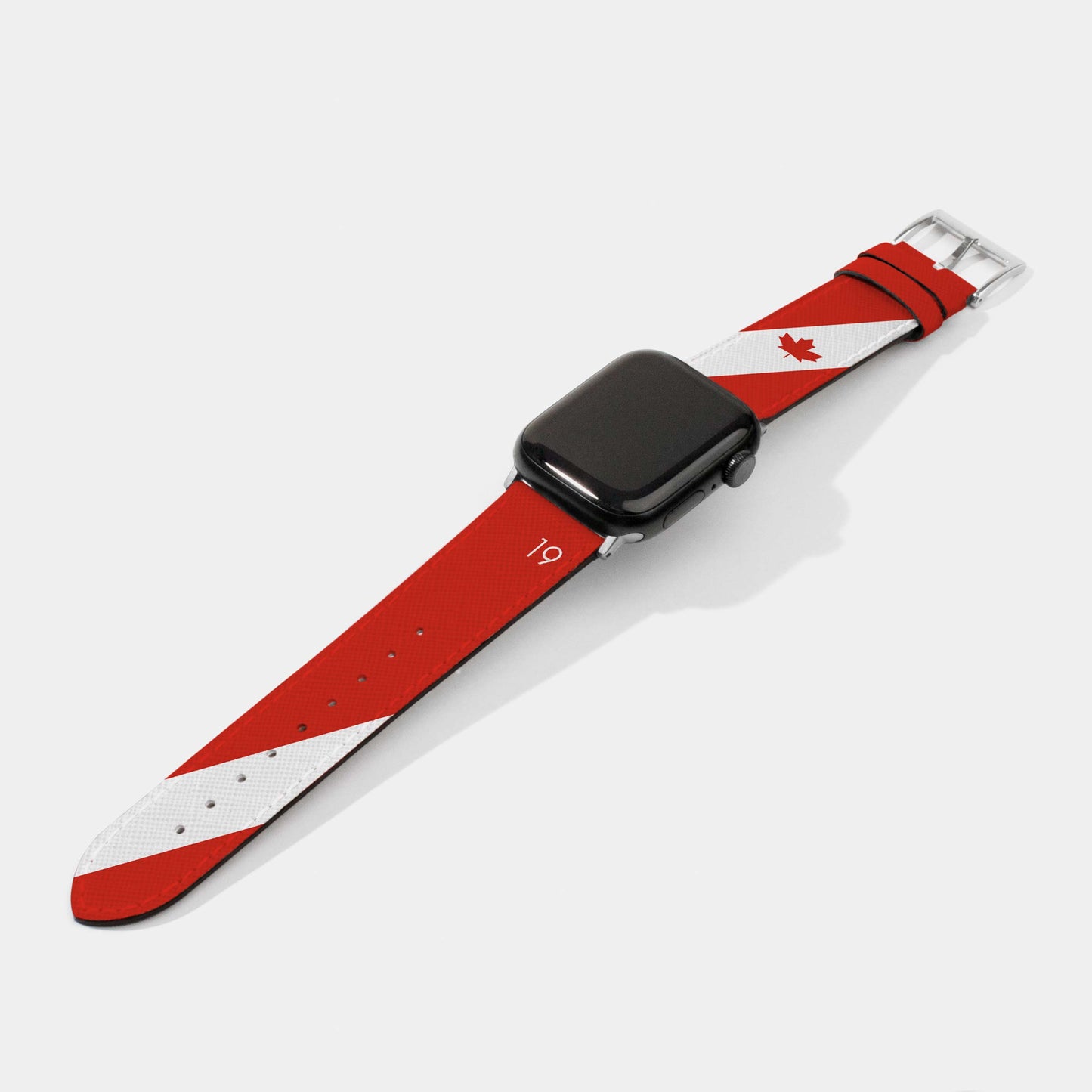 FIFA World Cup Canada Flag Pattern Watch Strap | Apple Watch Strap