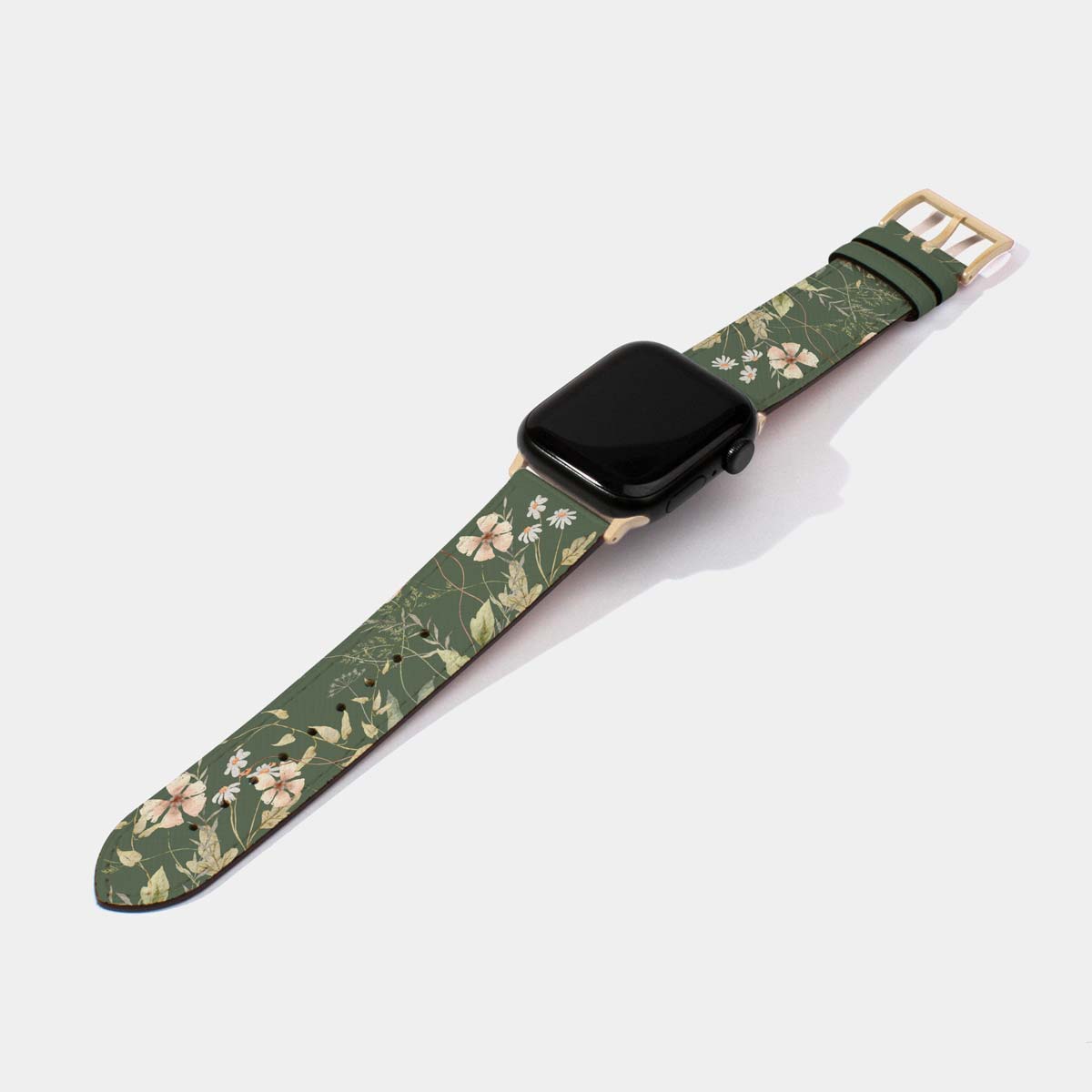 Little White Blossom Leather Watch Strap | Apple Watch Jessenia Original