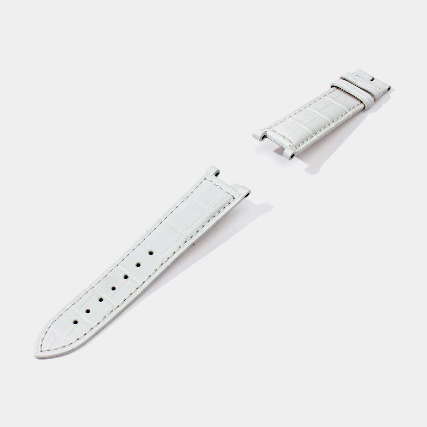 Replacement Watch Straps for Pasha with Pin Buckle | Semi-Matte Alligator | Cartier Jessenia Original
