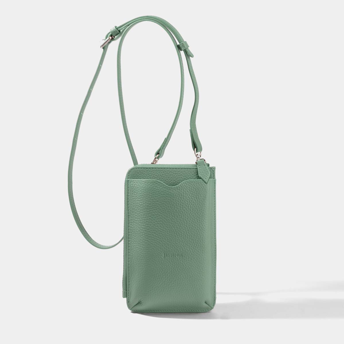 Phone Bag-Leather Phone Bag-Green