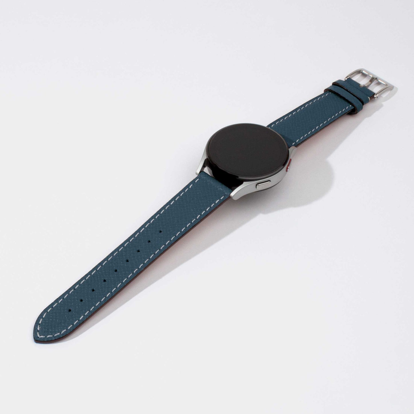 Epsom Calf Leather Strap-Samsung Watch Strap-Teal