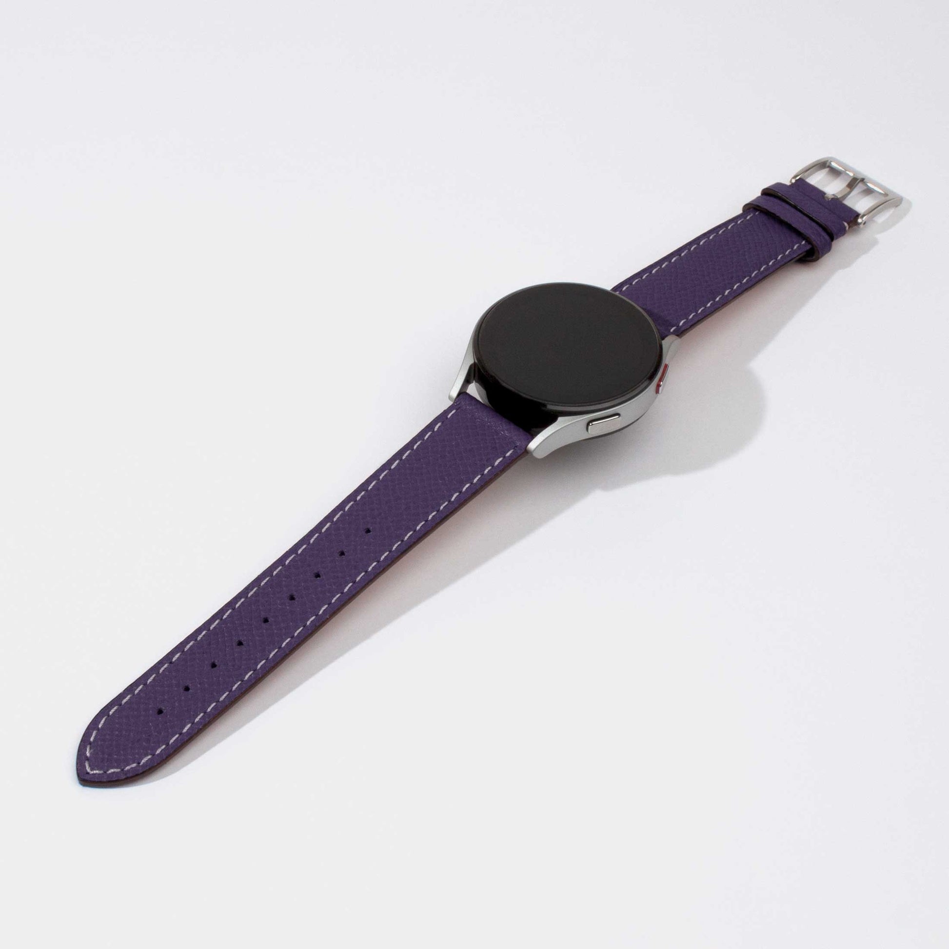 Epsom Calf Leather Strap-Samsung Watch Strap-Purple